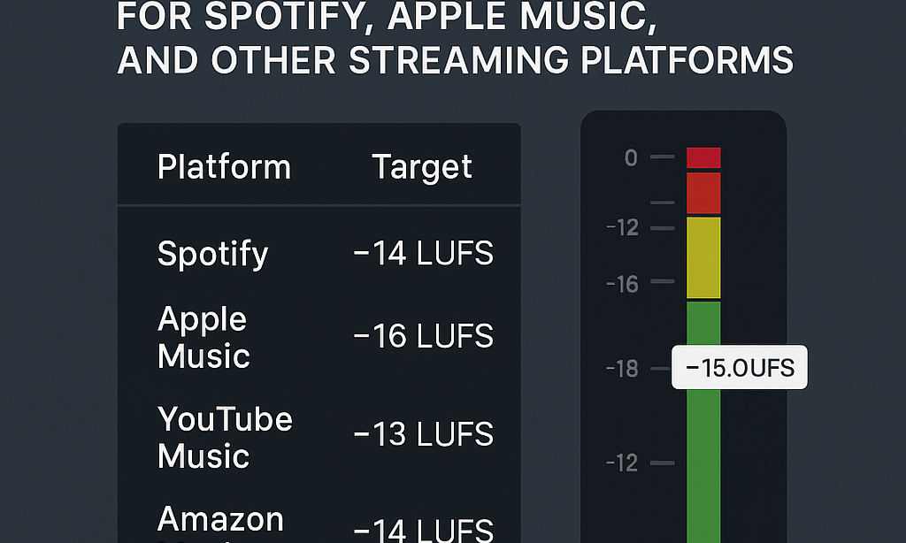 Technical Mastering Guide for Spotify, Apple Music, and Other Streaming Platforms