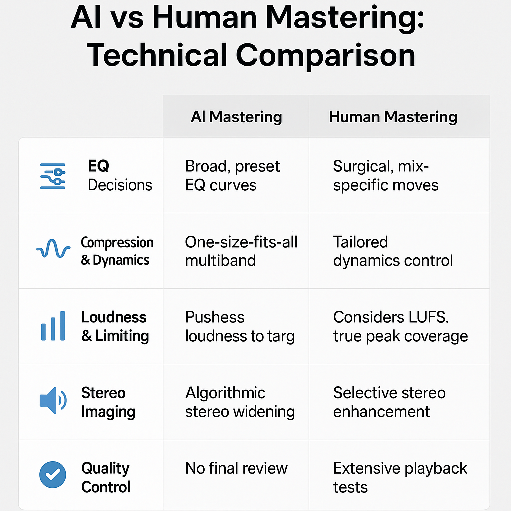 LANDR vs Human Mastering: Which Is Best for Your Music?