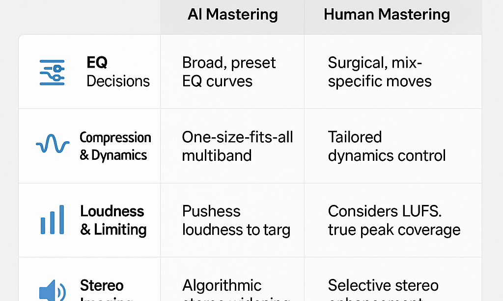 LANDR vs Human Mastering: Which Is Best for Your Music?