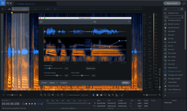 Editing & Audio Restoration